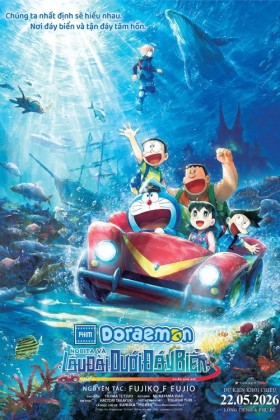 Poster Doraemon: Nobita và Lâu Đài Dưới Đáy Biển (Phiên Bản Mới)